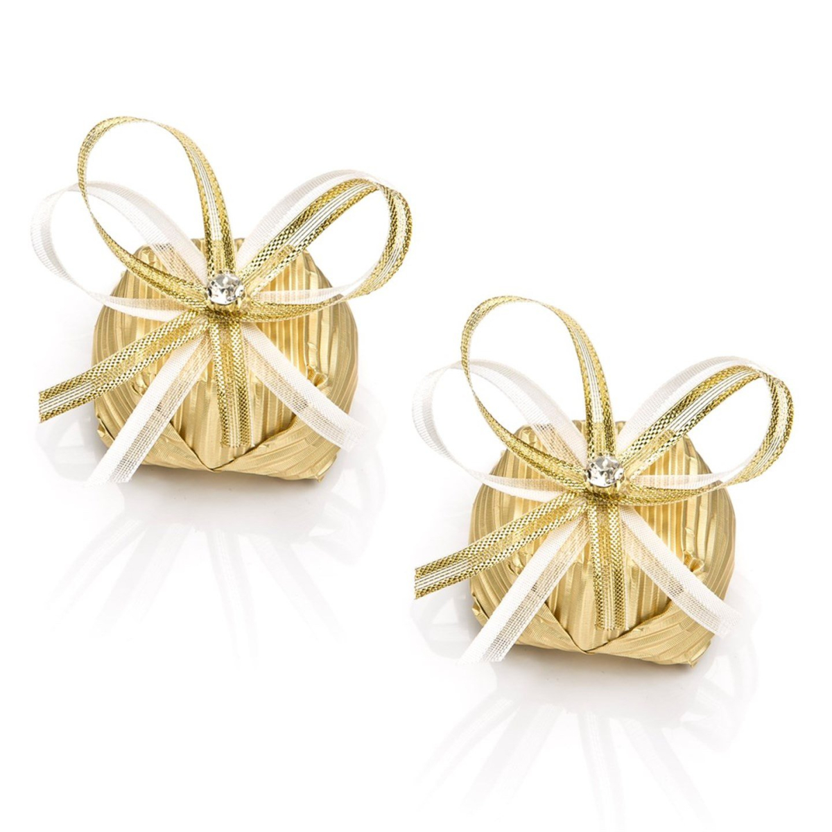 Altın Yaldızlı Dekorlu Tektaş Çikolata