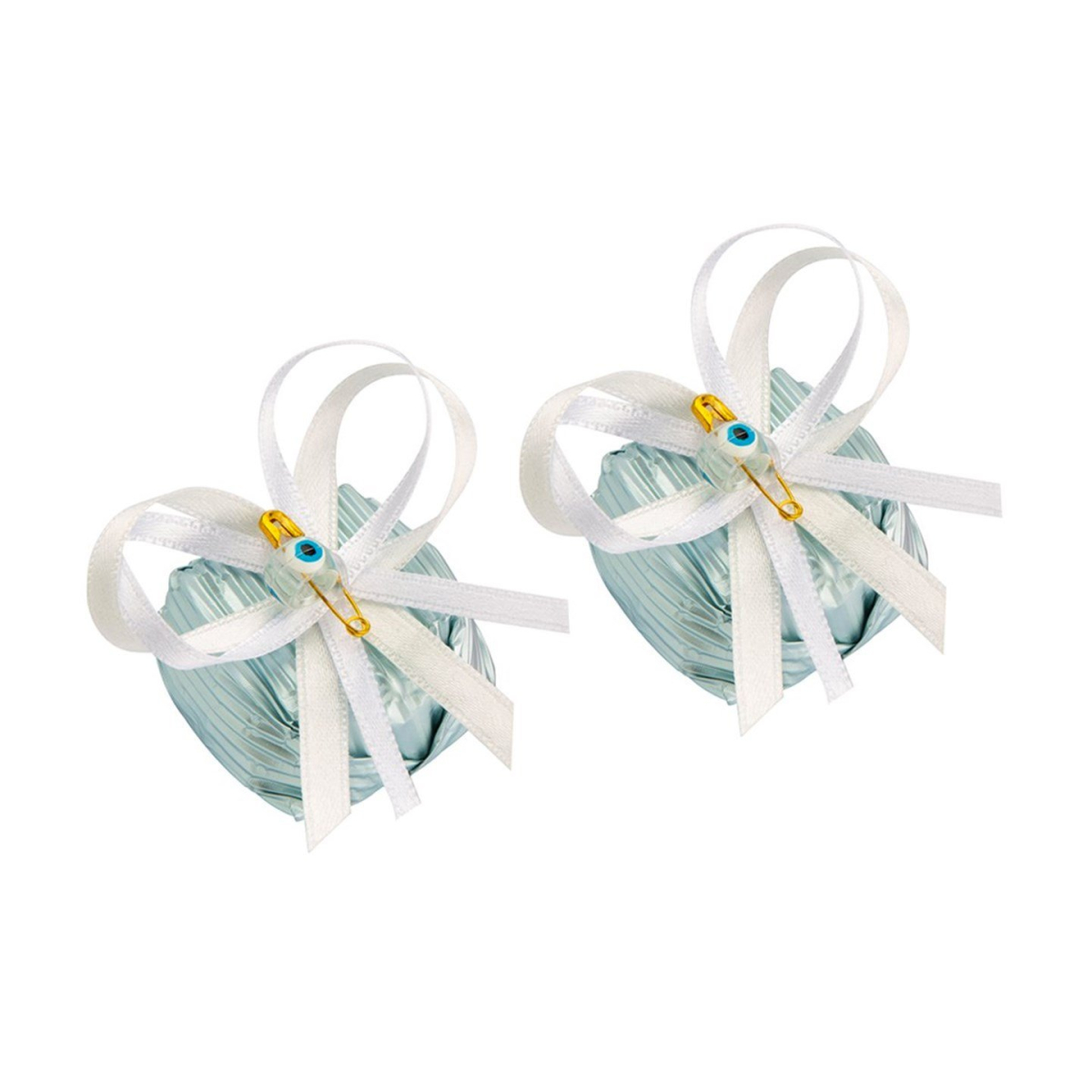 Dekorlu Boncuk Baton Mavi