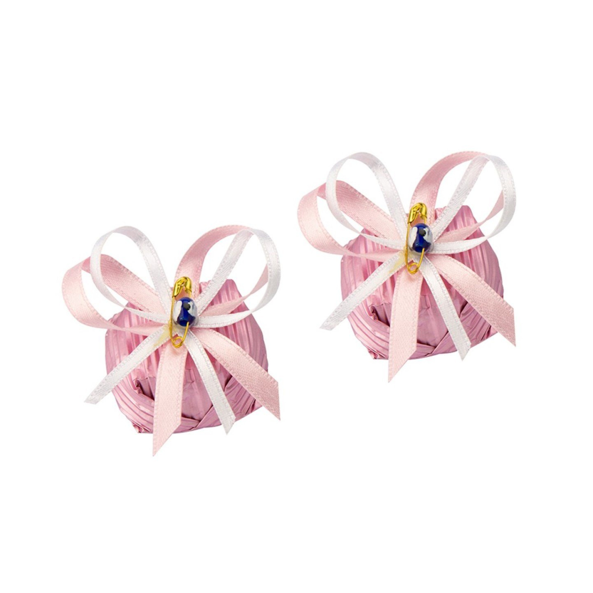 Dekorlu Boncuk Baton Pembe