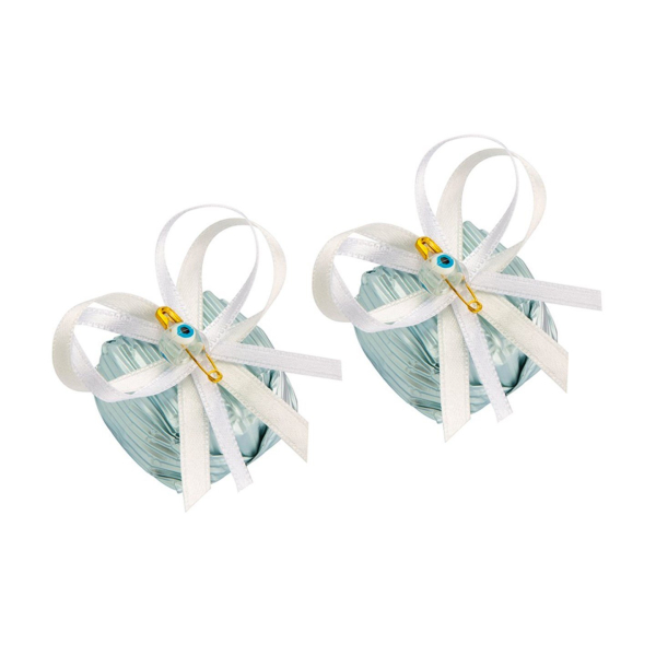 Dekorlu Boncuk Baton Mavi