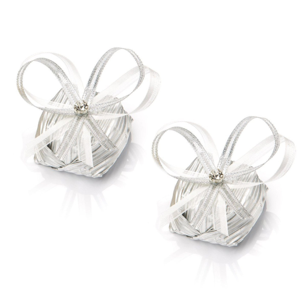 Gümüş Yaldızlı Dekorlu Tektaş Çikolata